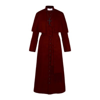 Medieval Retro Priest Cosplay Costume
