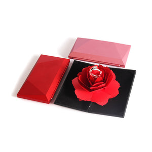 Rotating Tanabata Valentine's Knot Proposal Ring Box Gift Packaging Box