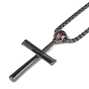 Baseball Cross Necklace