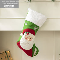 Cloth Santa Claus Cartoon Christmas Tree Hanging Decoration Stockings
