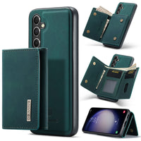 Two-in-one Leather Magnetic Wallet Samsung Phone Case
