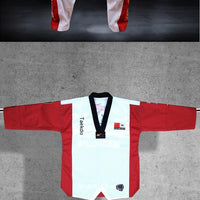 Tae Kwon Do TKD Uniform Long-sleeved Training Performance Costume (Child)