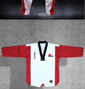Tae Kwon Do TKD Uniform Long-sleeved Training Performance Costume (Child)
