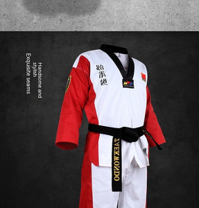 Tae Kwon Do TKD Uniform Long-sleeved Training Performance Costume (Child)