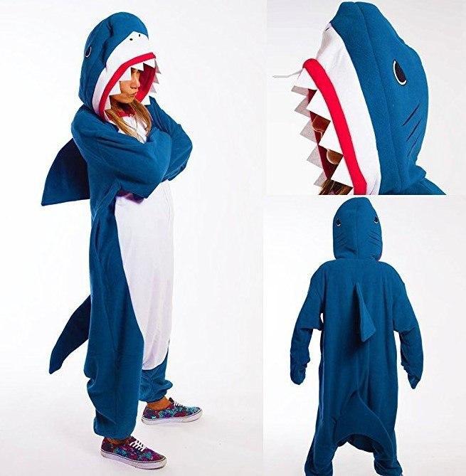 Pijama de disfraz de tiburón