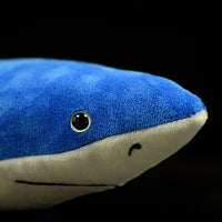 Cute blue shark doll
