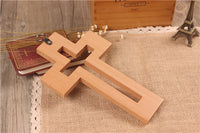 Wooden Church Cross Ornaments
