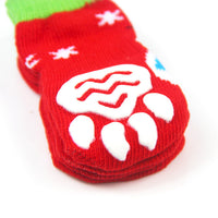 Christmas Snowman Dog Socks
