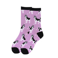 Novelty Siberian Husky Dog Socks
