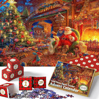 Calendrier de l'Avent Puzzle de Noël 1008 pièces
