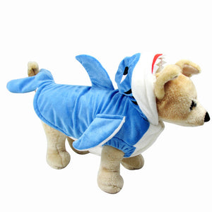Disfraz de tiburón para mascota