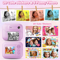 Creative, Portable Instant-printing Polaroid-style Toy Camera For Kids
