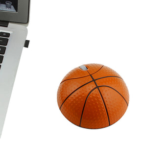 Souris d'ordinateur ergonomique sans fil optique en forme de boule de sport