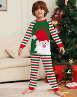 Family Christmas Pajamas Matching Sets Red Stripe Xmas Holiday Sleepwear Jammies Long Sleeve PJs Outfits
