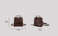 Vintage Buckle Backpack 2-in-1 Crossbody
