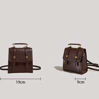 Vintage Buckle Backpack 2-in-1 Crossbody