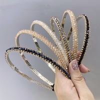 Crystal Diamond Thin Headbands
