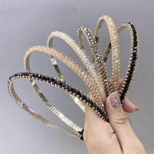 Crystal Diamond Thin Headbands