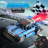 Remote Control Spray Car With Light Drift Variable Speed Toy
