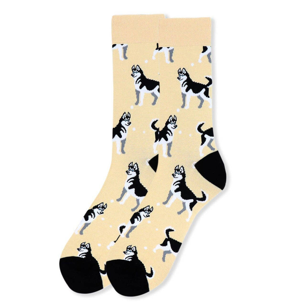 Siberian Husky Dog Socks (Mens)