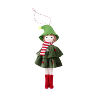 Christmas Cake Dress Girl Doll Angel Pendant