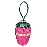 Rhinestone Strawberry Handbag

