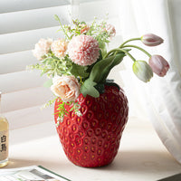 Modern Strawberry Ceramic Vase
