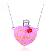 Love Pill Potion Bottle Pendant Necklace
