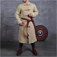 Traje de teatro de escenario de ropa de protección térmica de guerrero medieval