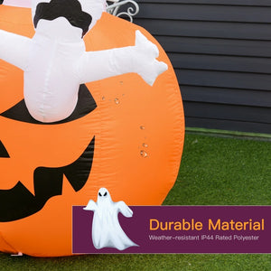 Jack-o-Lantern Ghosts Inflatable Halloween Decoration