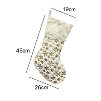 Gilding Plush Christmas Stocking