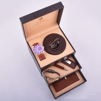 Watch Belt Wallet Bracelet High-end Leather Gift Box (Mens)
