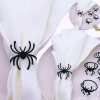 Halloween Spider Napkin Rings (Set of 6)