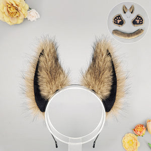 Halloween Masquerade Anime Werewolf Beast Ear Headdress Costume Props