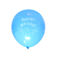 Happy Birthday Mixed Color Latex Balloon with LED Lights (60 Pc)
