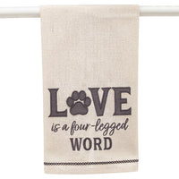 Love Is A Four-Letter Word Tea Towel