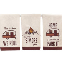 Camping Tea Towel Set (Set of 3)