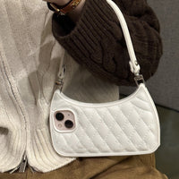Diamond Quilted Handbag Applicable To Creative