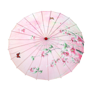 Paraguas de papel engrasado artesanal