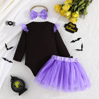 Halloween Romper & Gauze Skirt Set (Baby/Toddler)