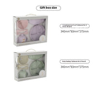 Children's Tableware Set Solid Food Bowl Spoon Baby Gift Package
