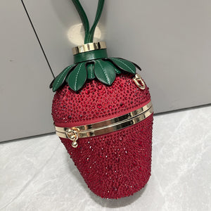 Rhinestone Strawberry Handbag