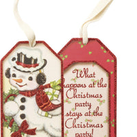Christmas Party - Bottle Tag