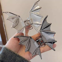 Metal Bat Hair Clip