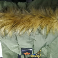 Winter Army Down Jacket for Medium and Large Dogs
