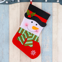 Flannel Cartoon Christmas Stockings
