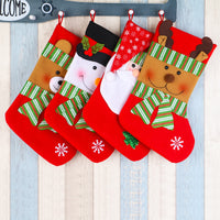 Flannel Cartoon Christmas Stockings
