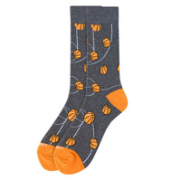 Basketball Court Novelty Socks (Mens)