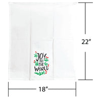 Joy To The World Flour Sack Gift Towel