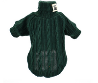 Turtleneck Knitted Pet Winter Sweater
